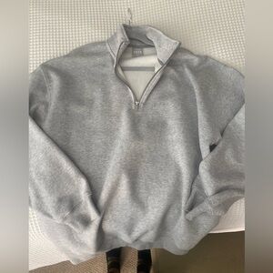 Aritzia Tna Mega Fleece Half Zip Hoodie